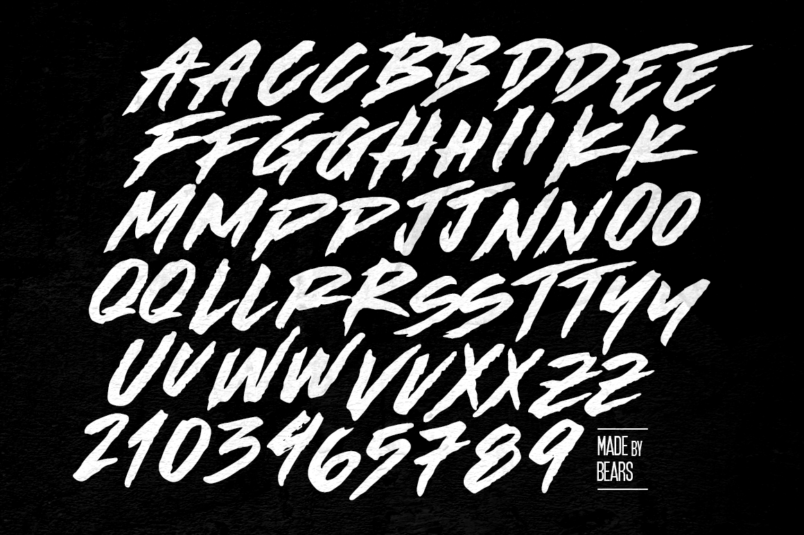 Made by Bears DEMO font